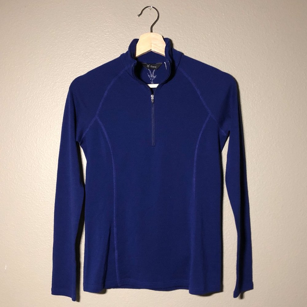 Ibex Merino Zepher Zip Tee